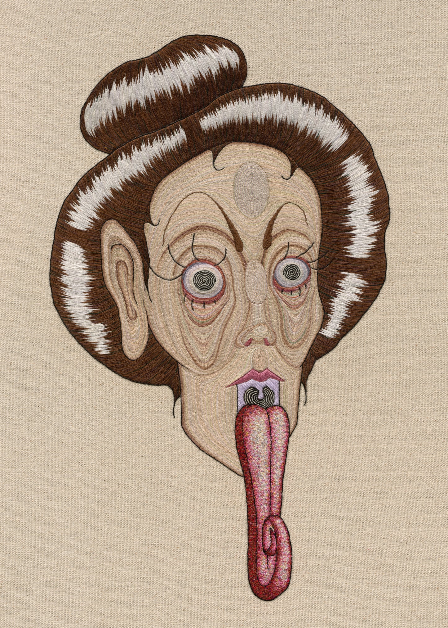 A lady of class and distinction in beige